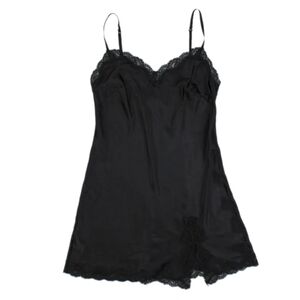 Victoria's Secret Black Lace Chemise